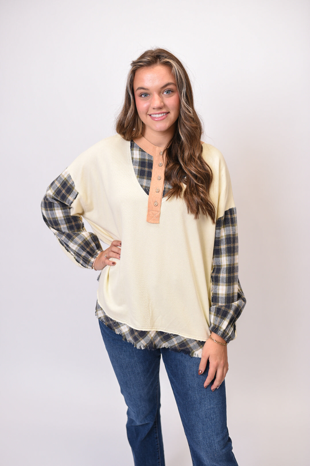 Homestead Henley Long Sleeve Top