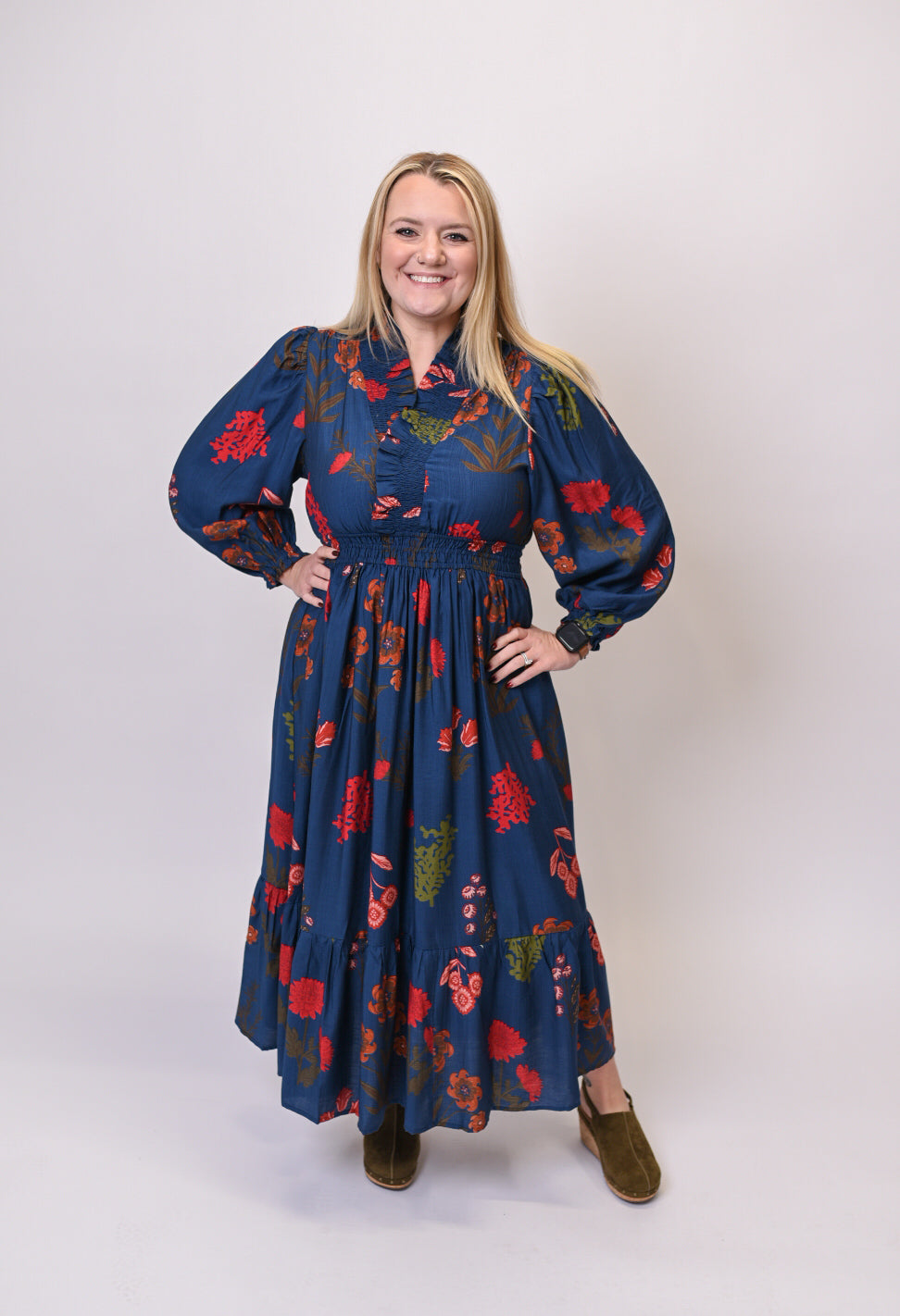 Nightshade Waltz Midi Dress