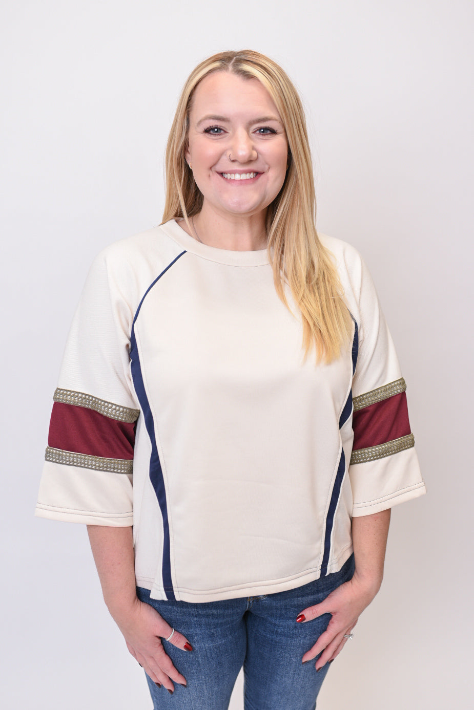 Game Changer Color Block Pullover