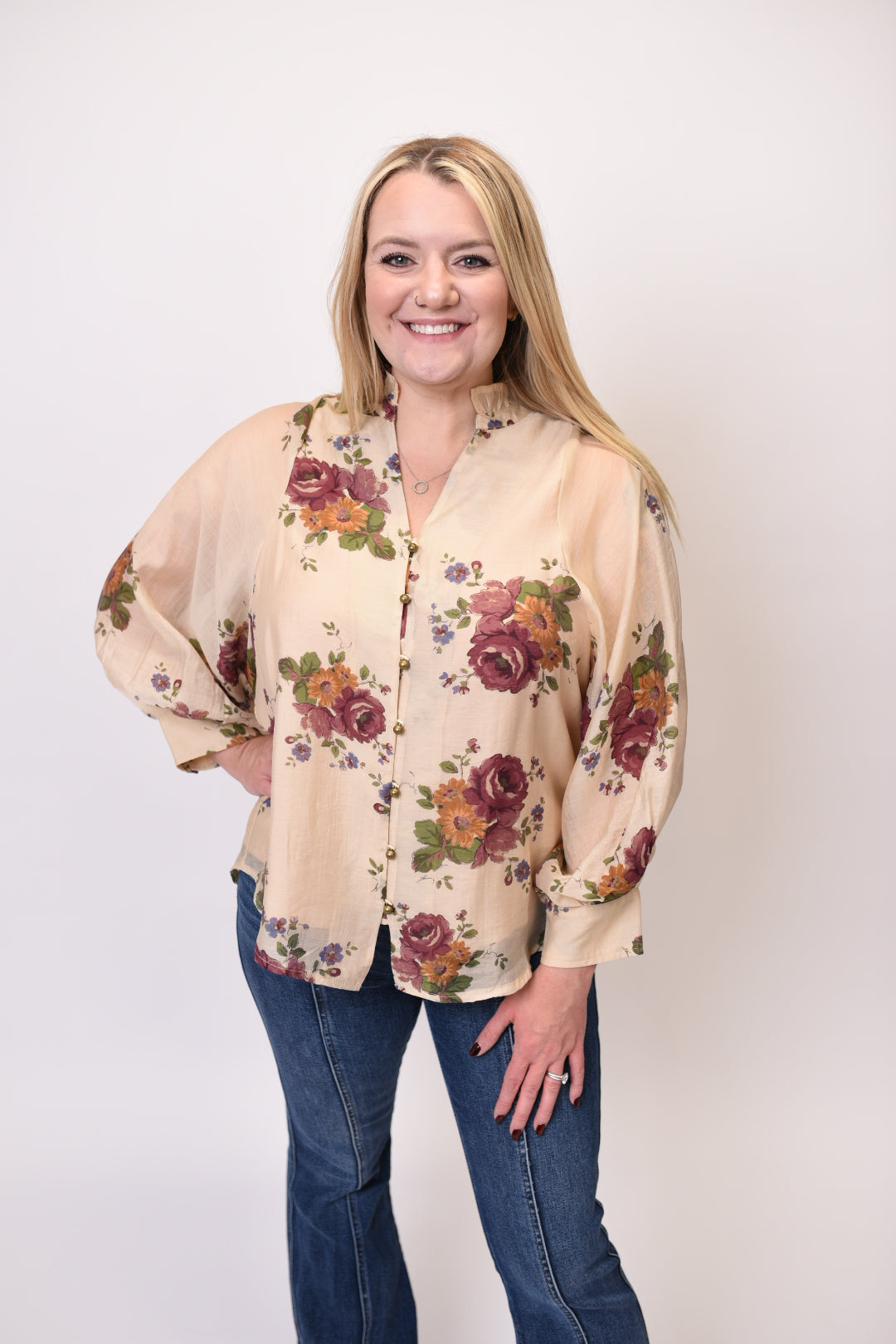 Romance Is In the Air Blouse