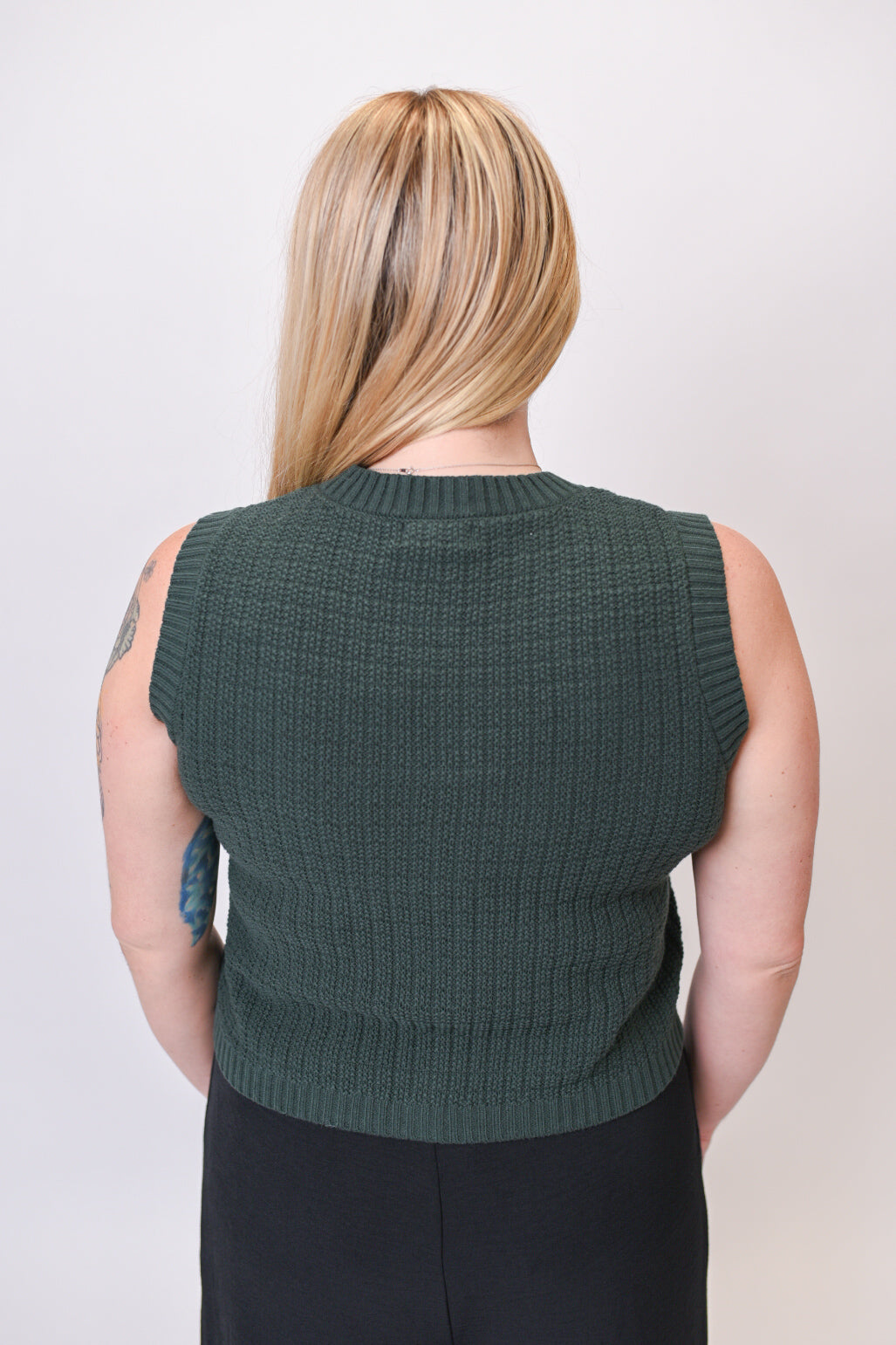 Evergreen Knit Sweater Vest
