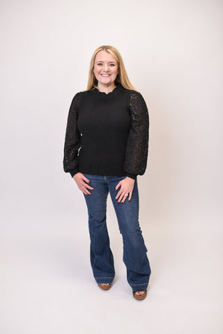 Forever After Sweater in Black