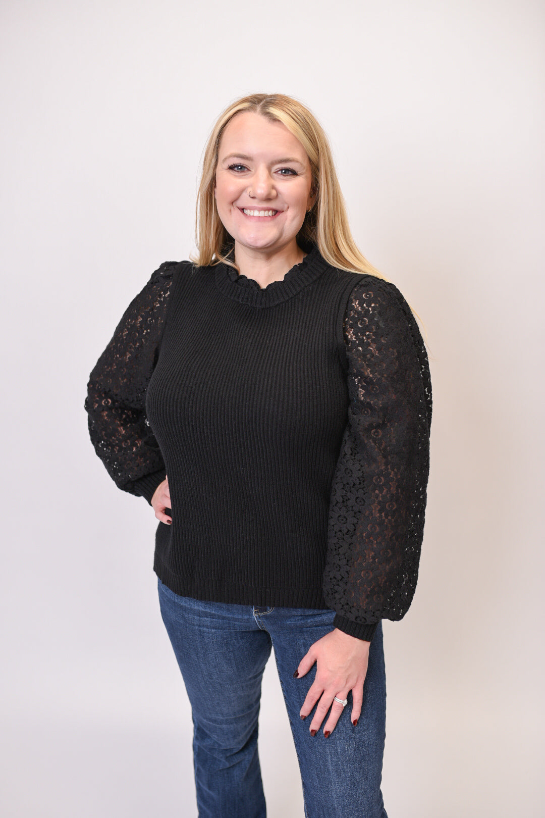 Forever After Sweater in Black