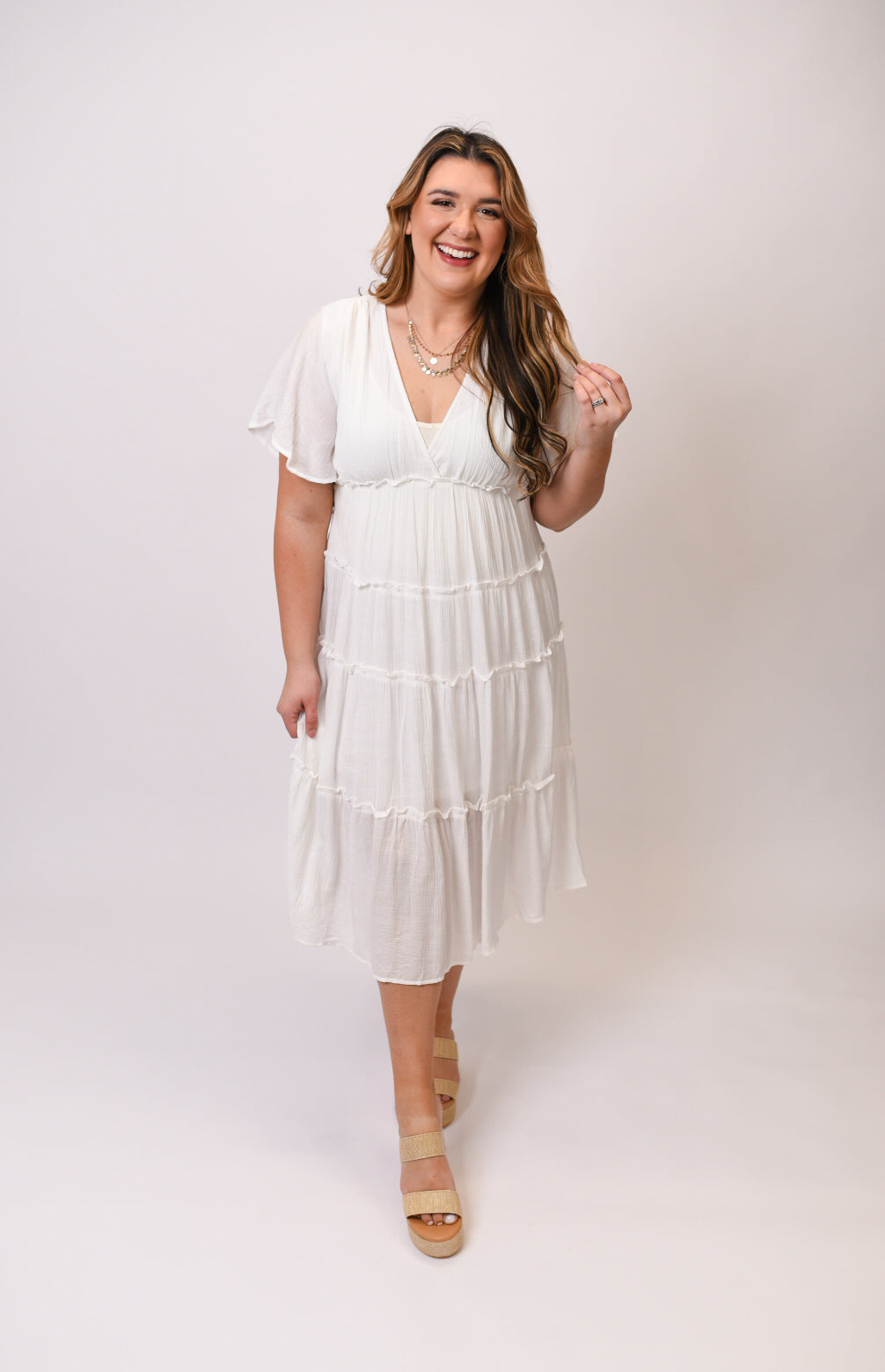 On Cloud Nine Dress in Off White