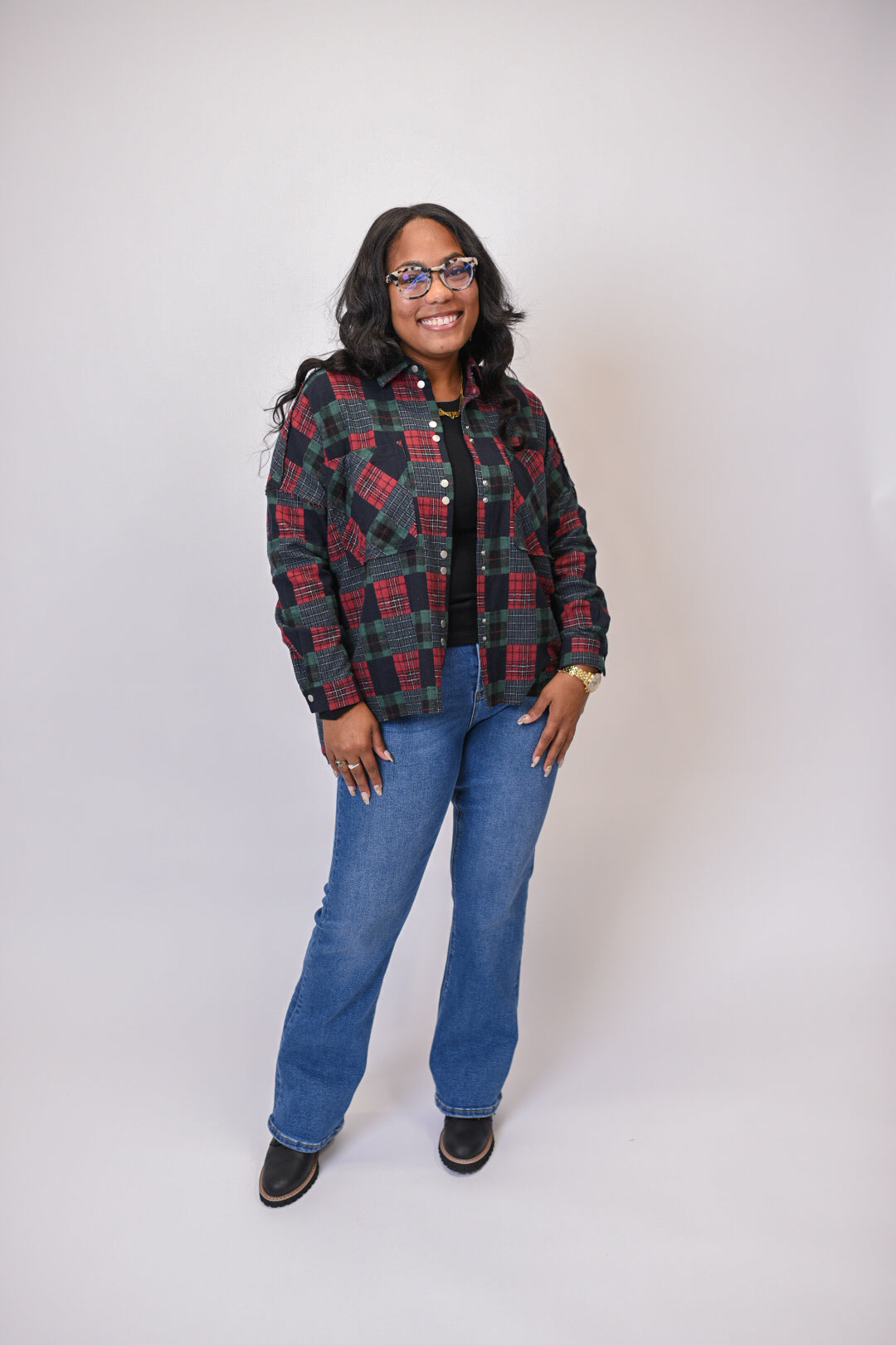 Lizzi Snuggle Up Flannel Layer Top