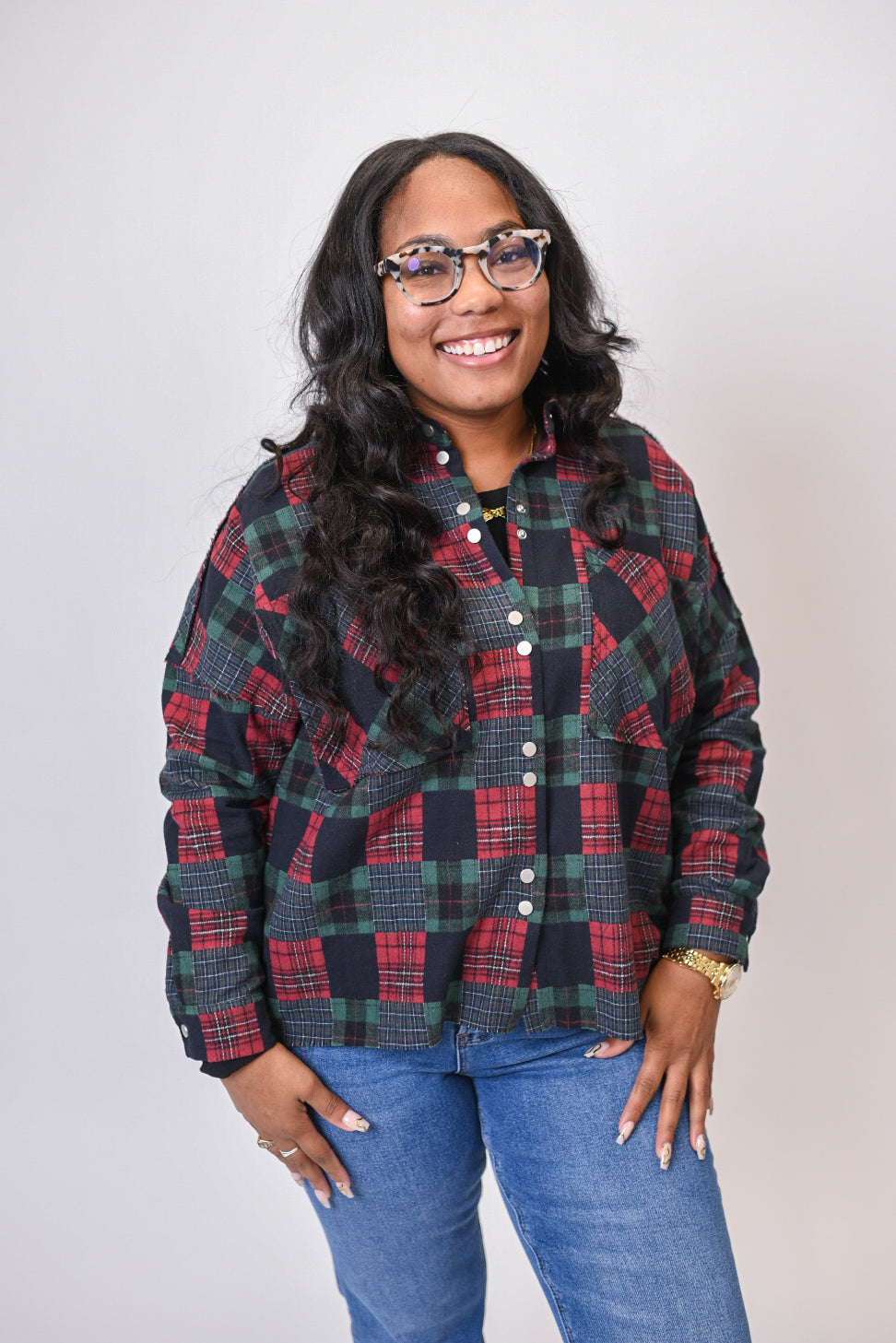 Lizzi Snuggle Up Flannel Layer Top
