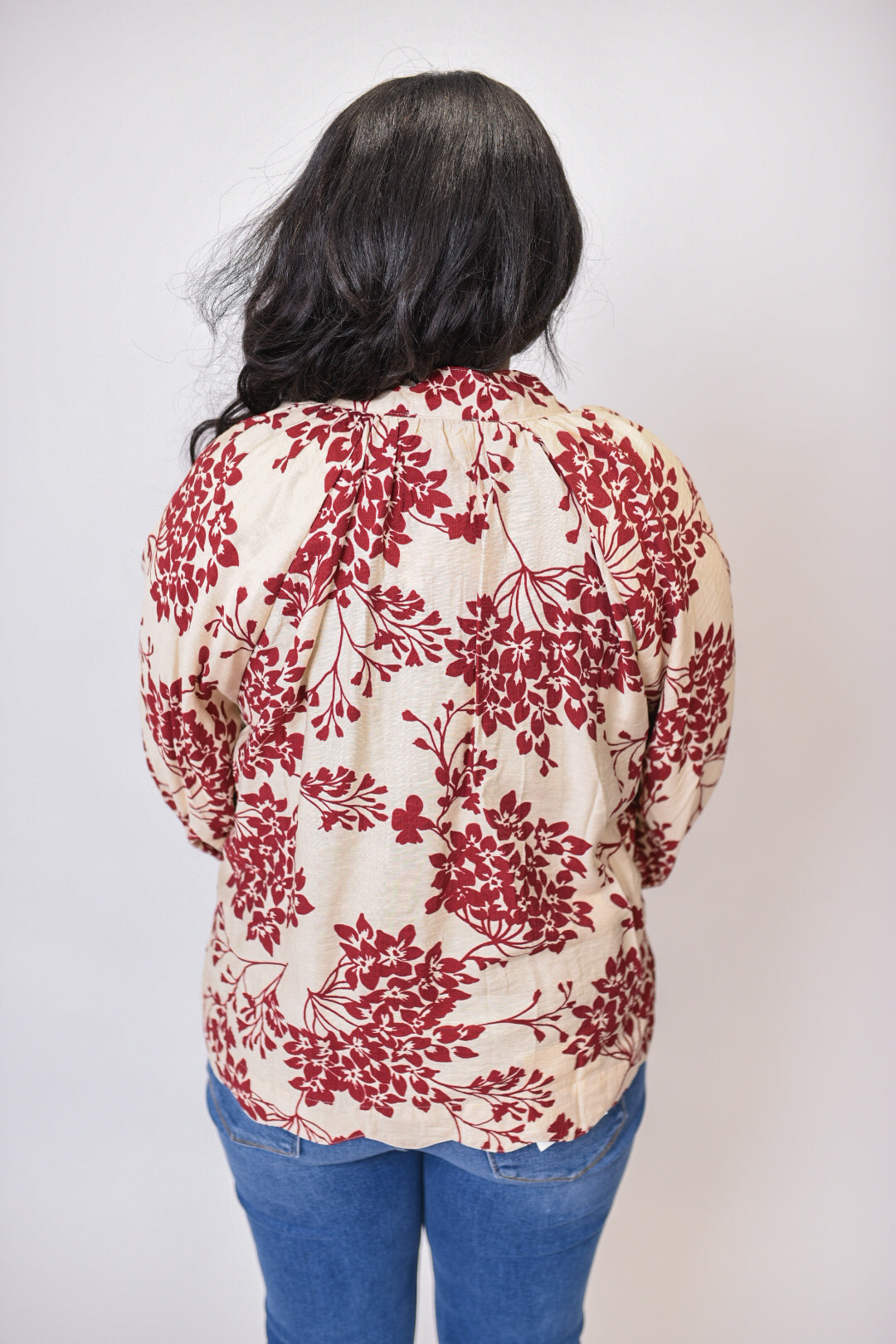 Rouge Vines Blouse