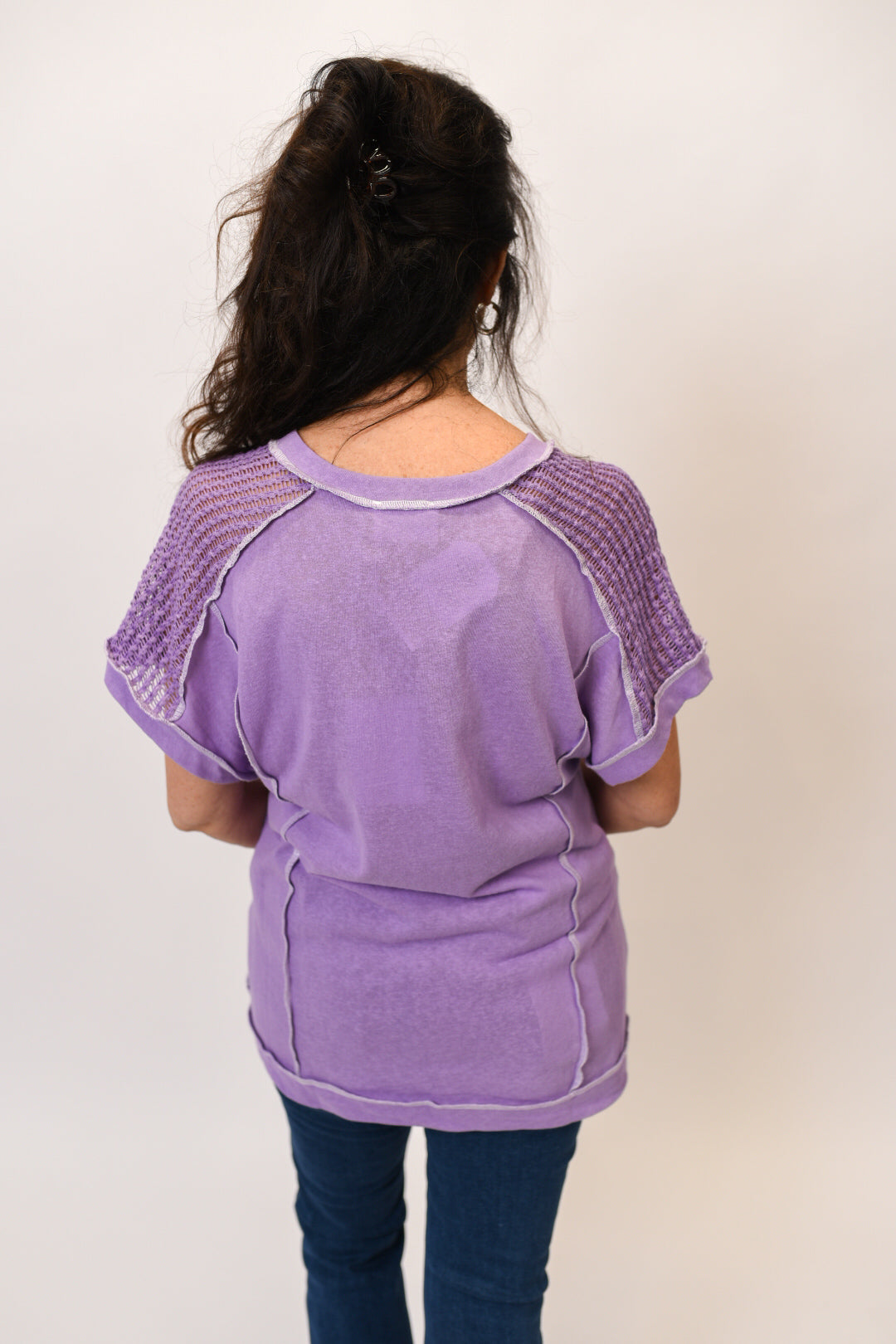 Lovely In Lilac Tunic Top