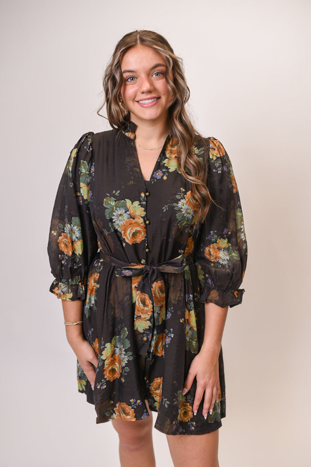 In The Autumn Light Mini Dress