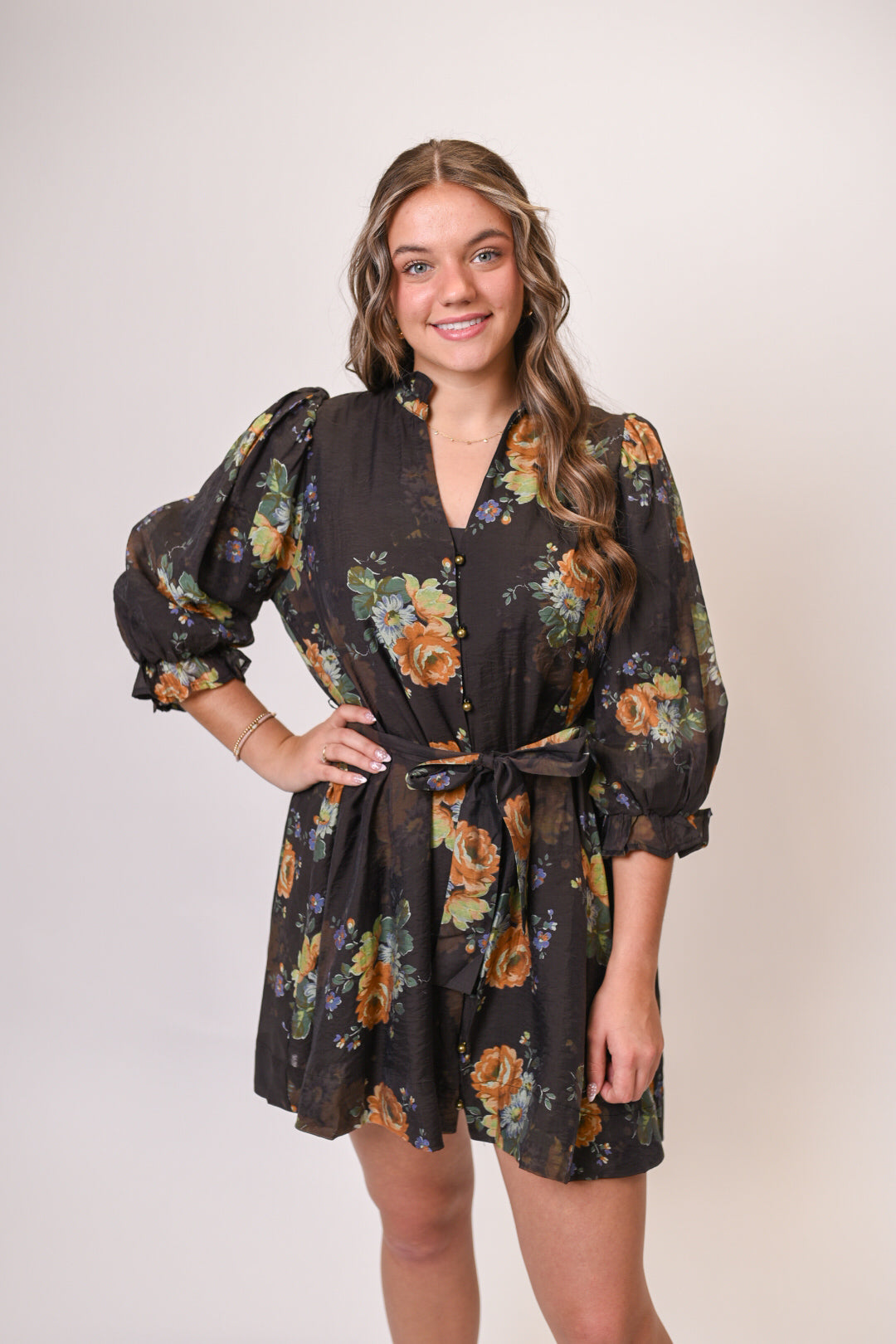 In The Autumn Light Mini Dress