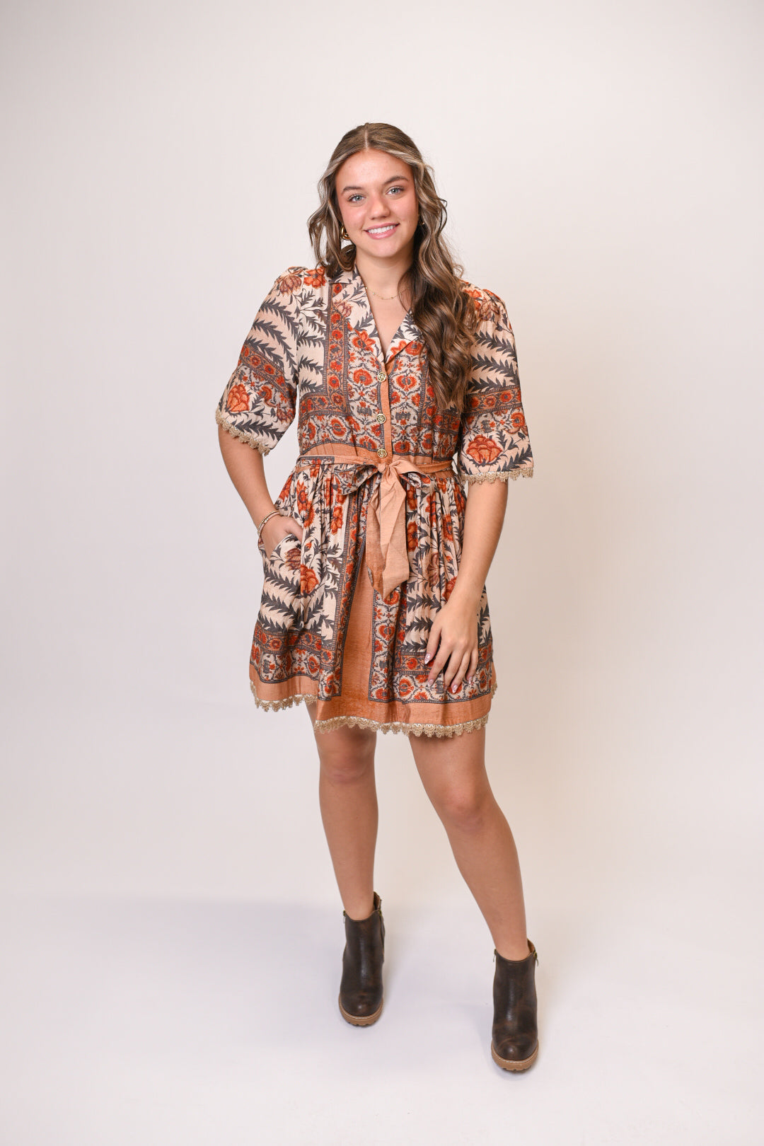 Going To The Harvest Mini Dress