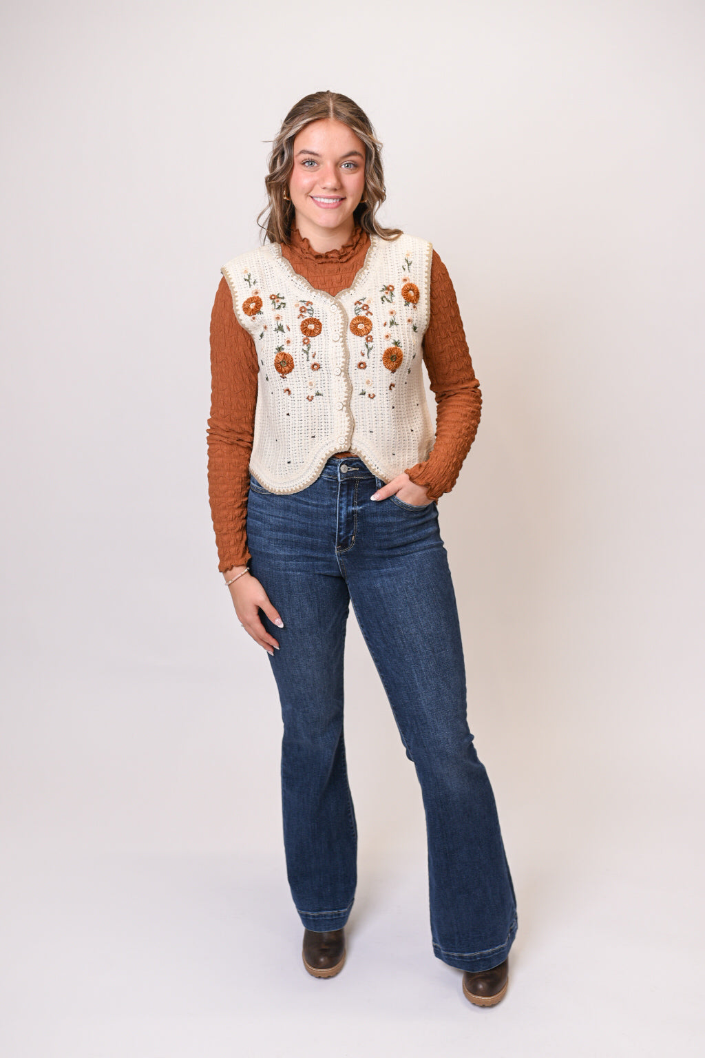 Weaved In Whimsy Sweater Vest