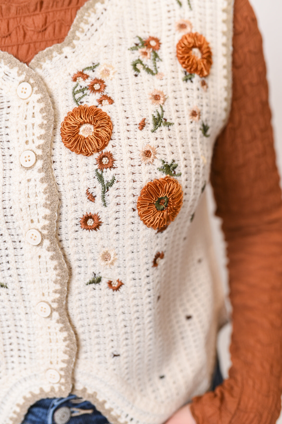 Weaved In Whimsy Sweater Vest