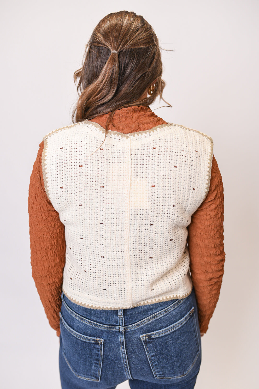 Weaved In Whimsy Sweater Vest