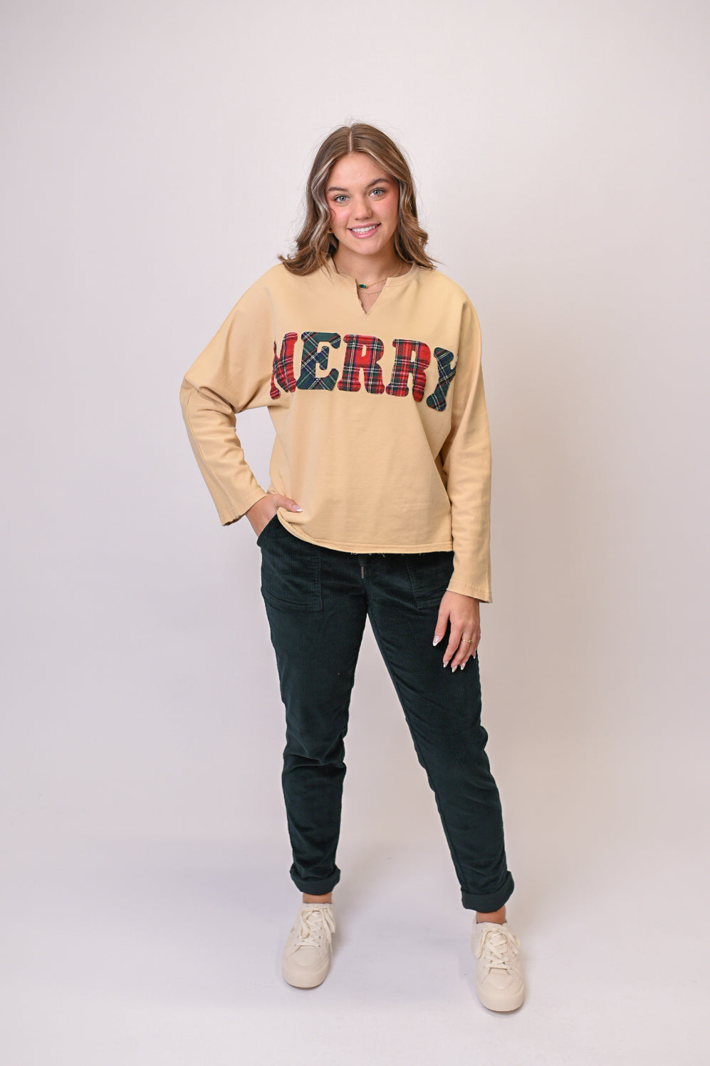 Rocking Around Corduroy Judy Blue Joggers