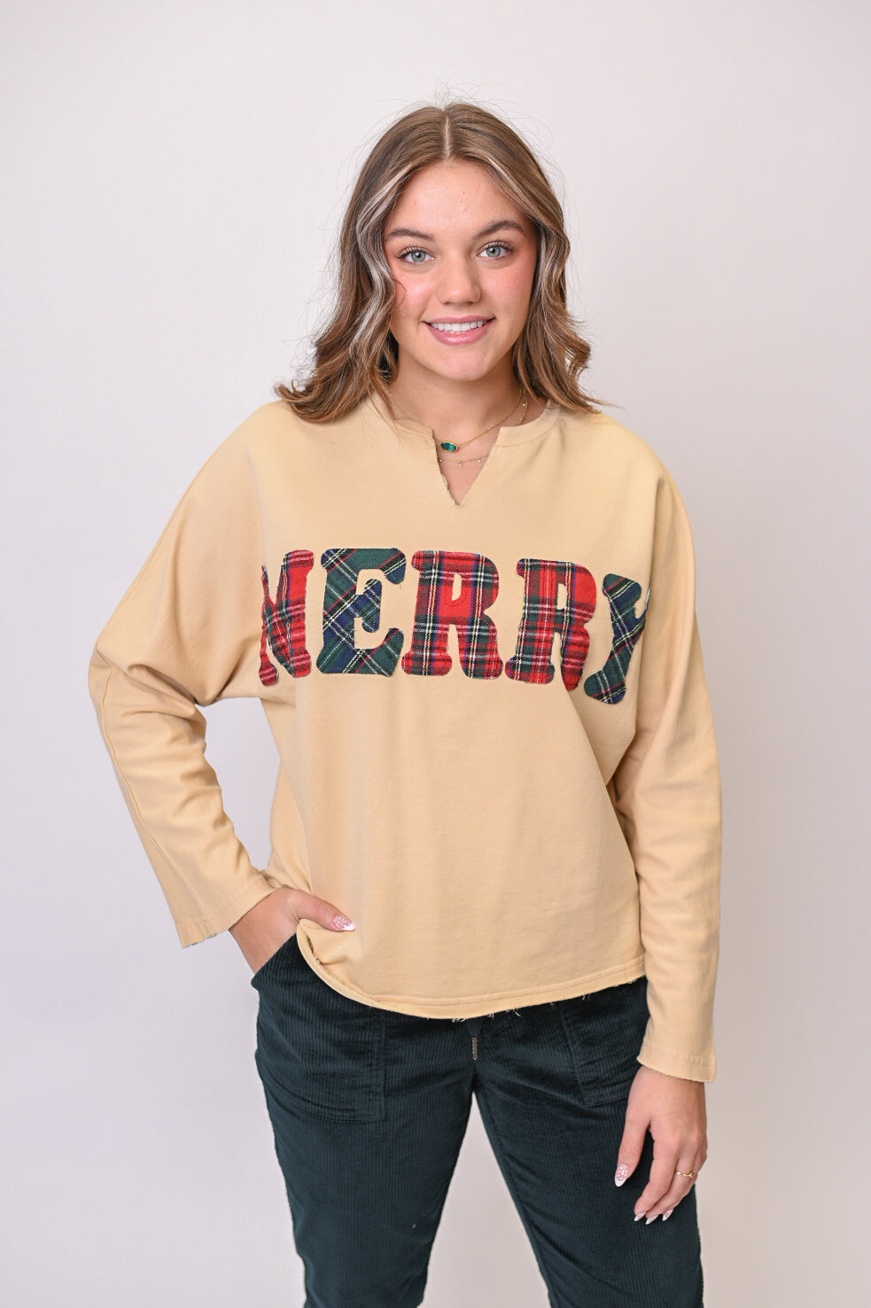 Make it Merry Plaid Pullover