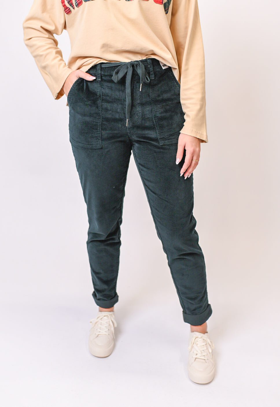 Rocking Around Corduroy Judy Blue Joggers