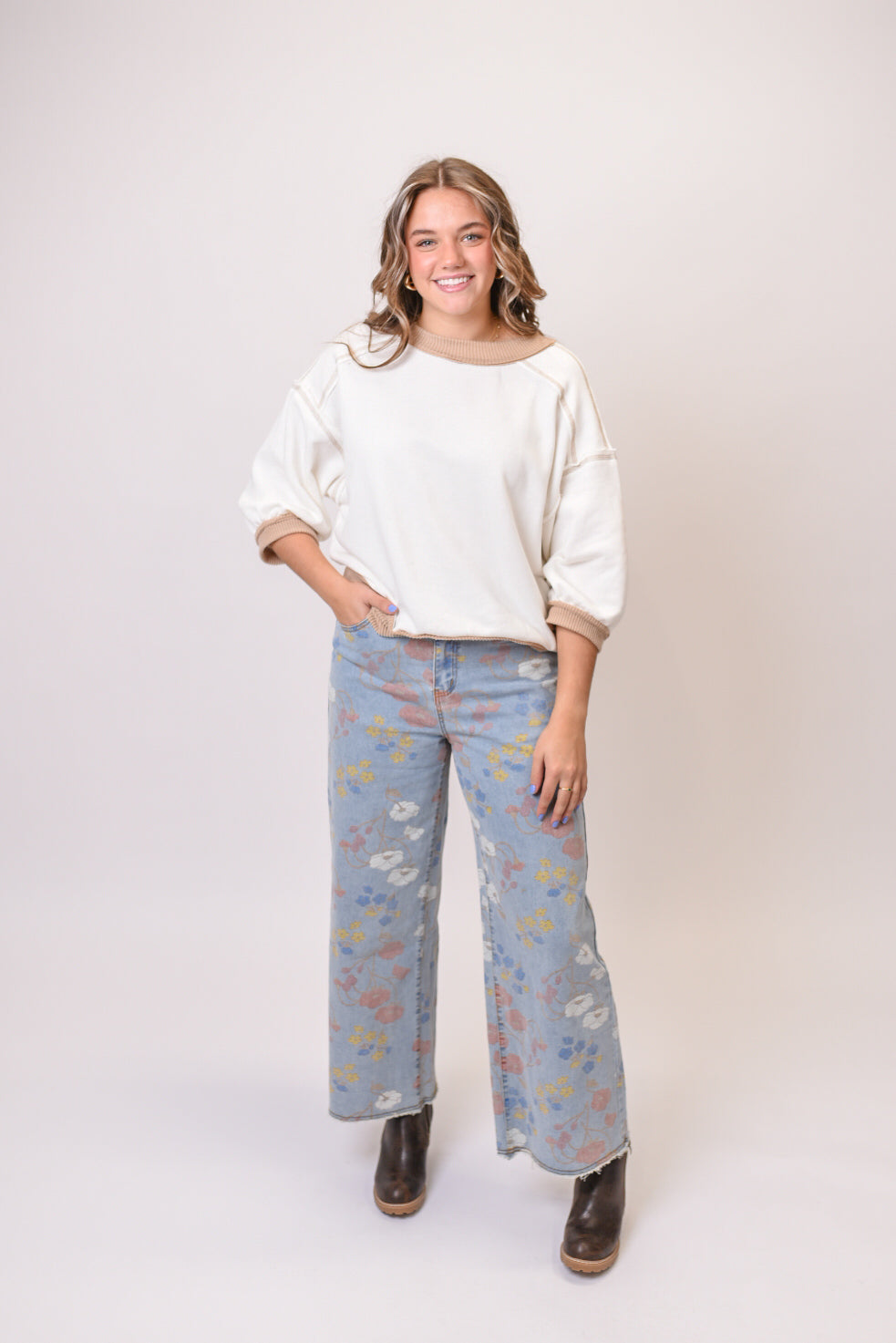 Fadeaway Floral Jeans