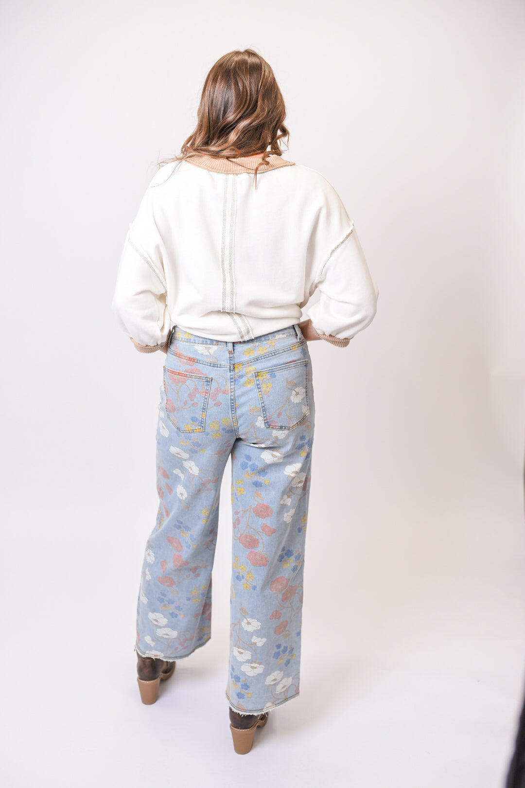 Fadeaway Floral Jeans