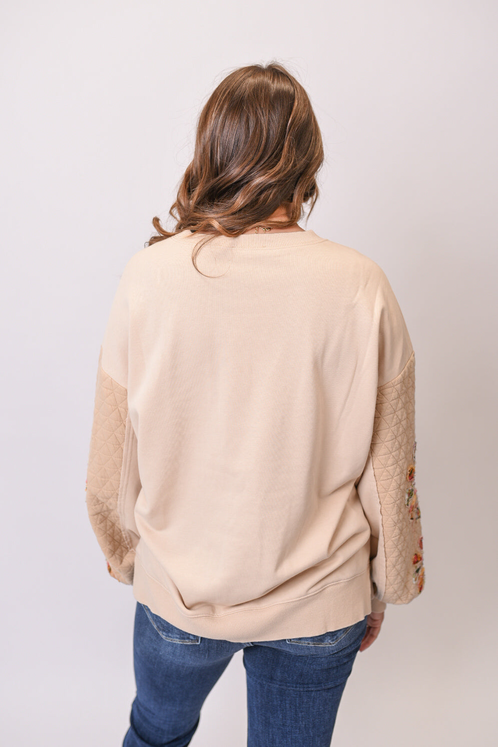 Peekaboo Flowers Pullover