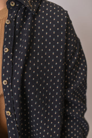 Dainty Flowers Button Down Top