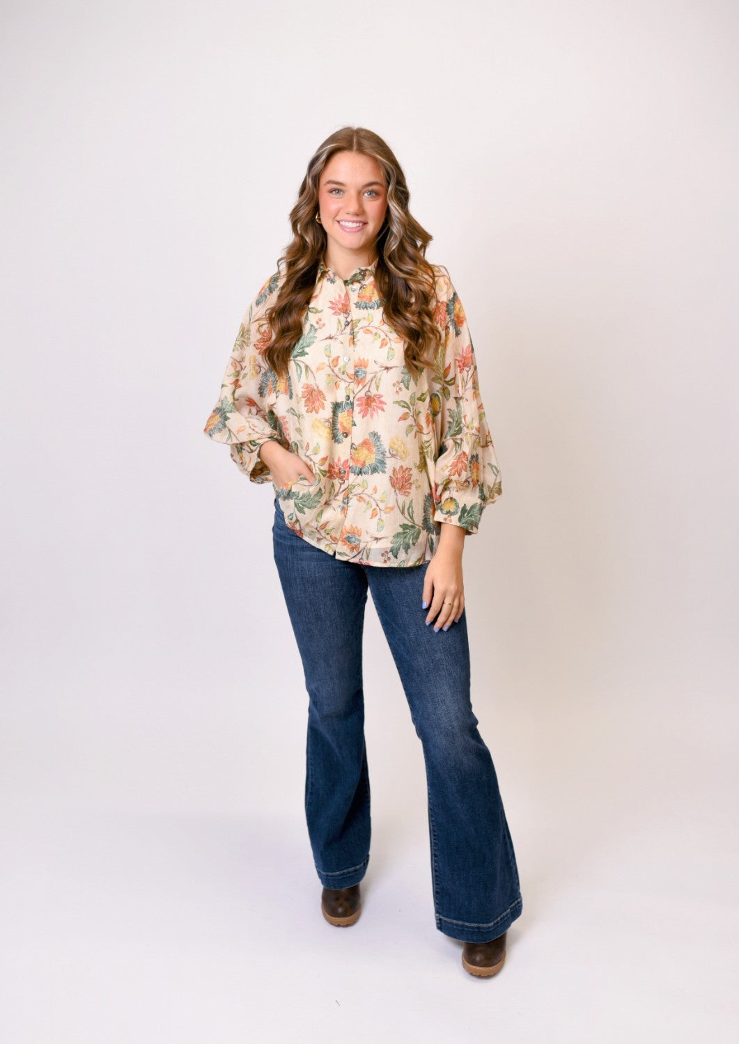 A Poem In Petals Blouse