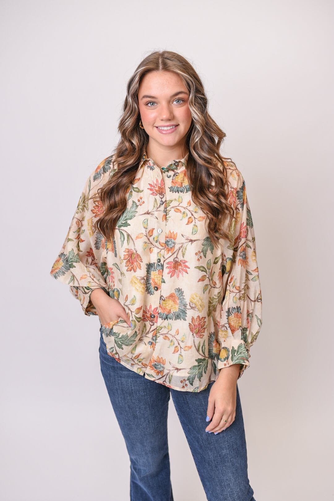 A Poem In Petals Blouse