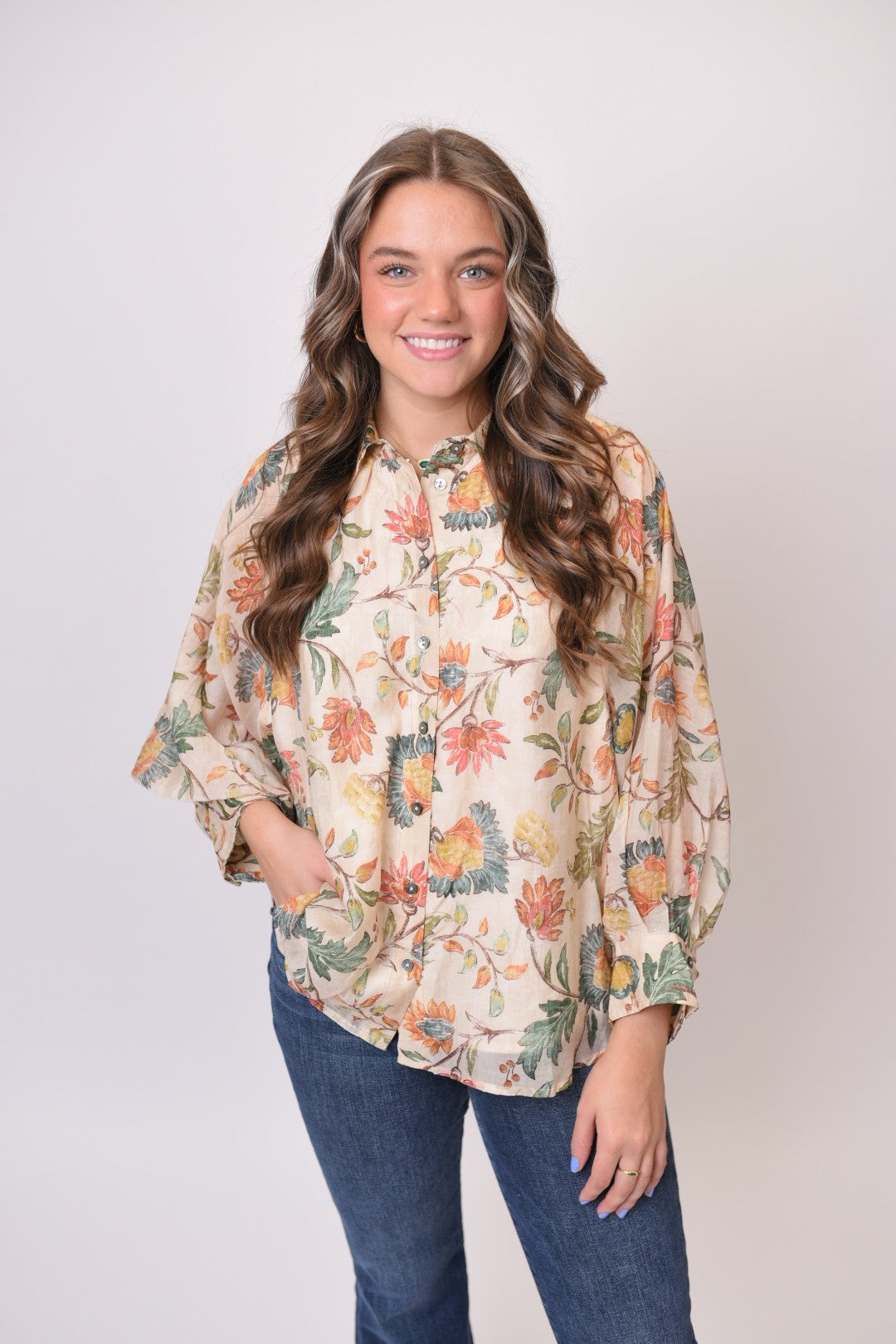 A Poem In Petals Blouse