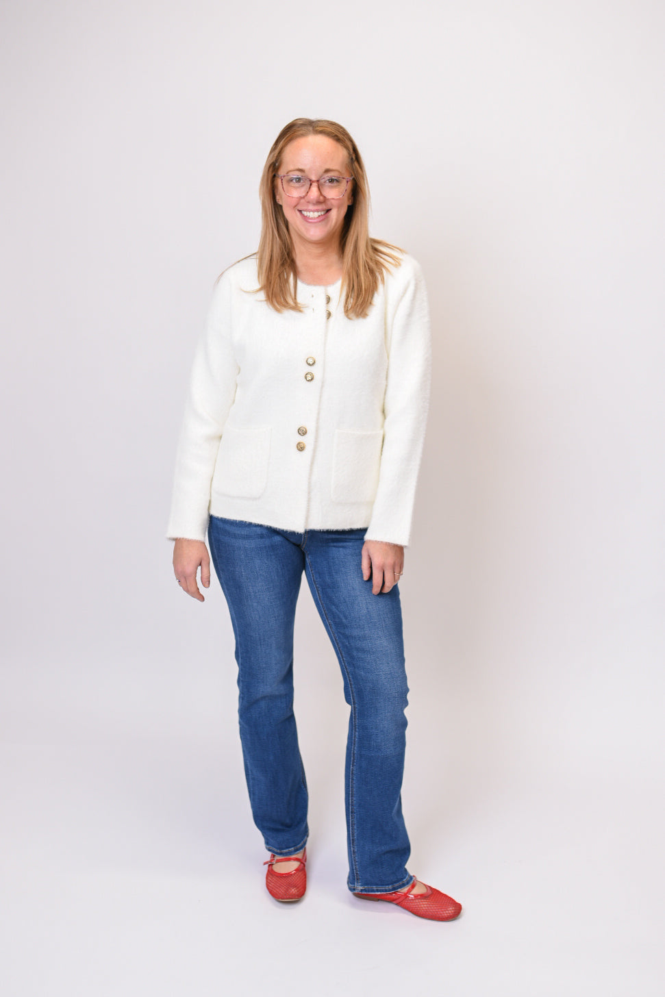 Soft As Snow Cardigan