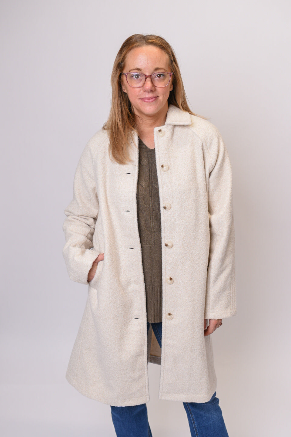 Toast To You Button Down Coat