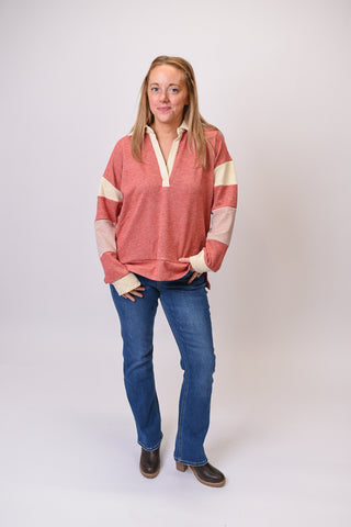 Cider Stripe Pullover