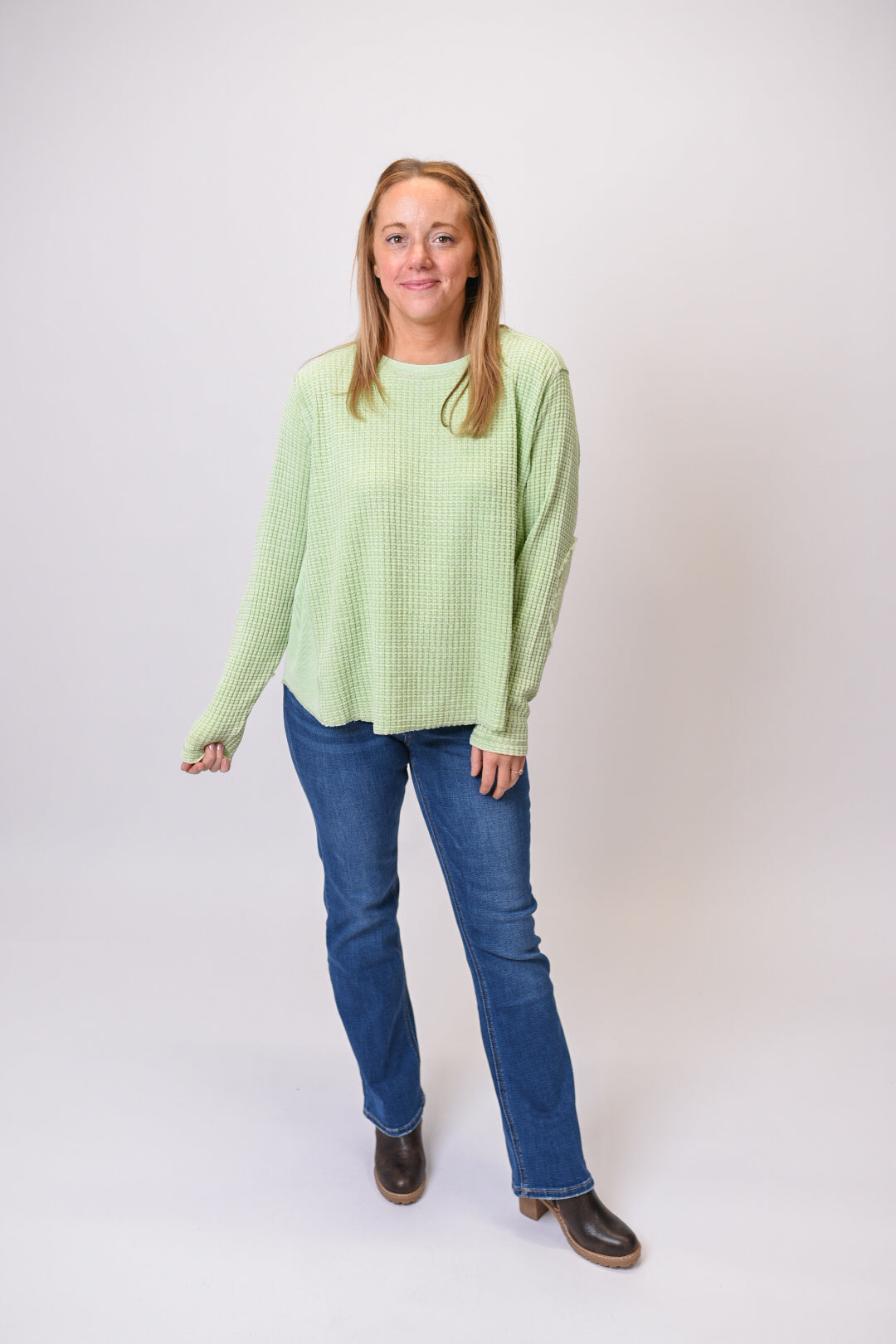 Classic Comfort Waffle Pullover