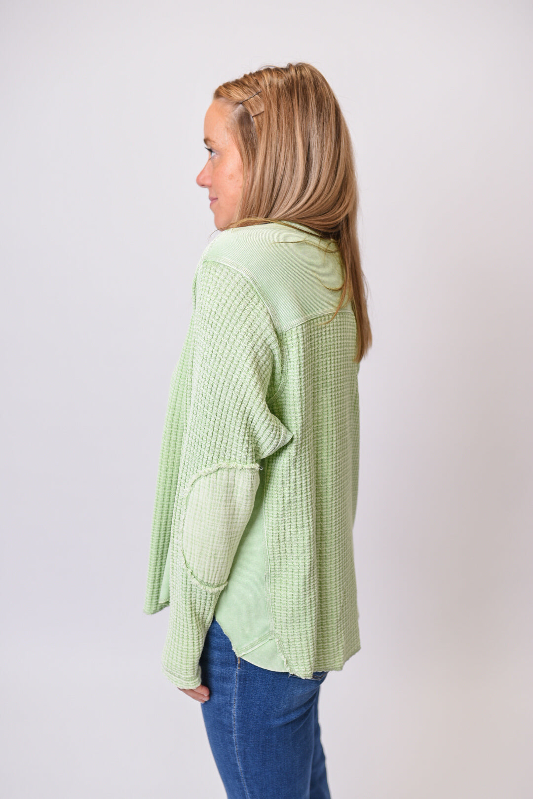 Classic Comfort Waffle Pullover