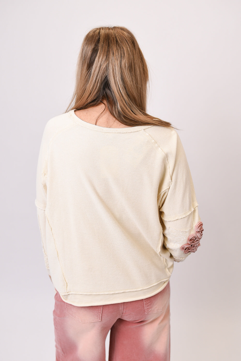 Rustic Rose Pullover