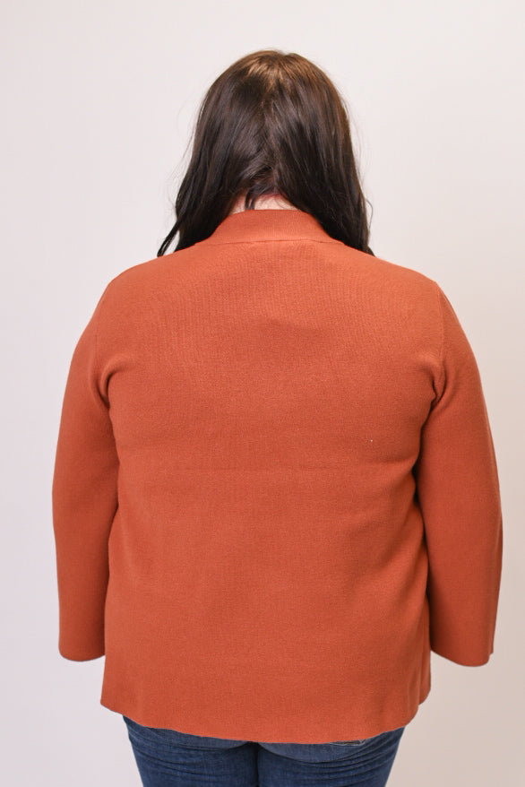 Basically Perfect Mock Neck Sweater in Curvy