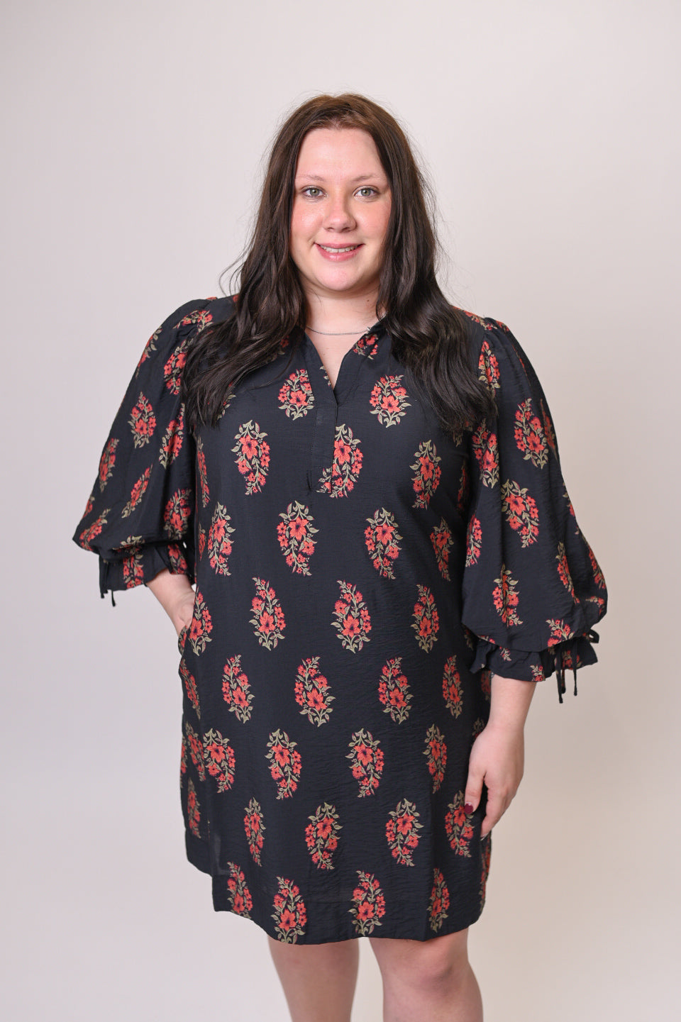 Dancing In Petals Mini Dress in Curvy