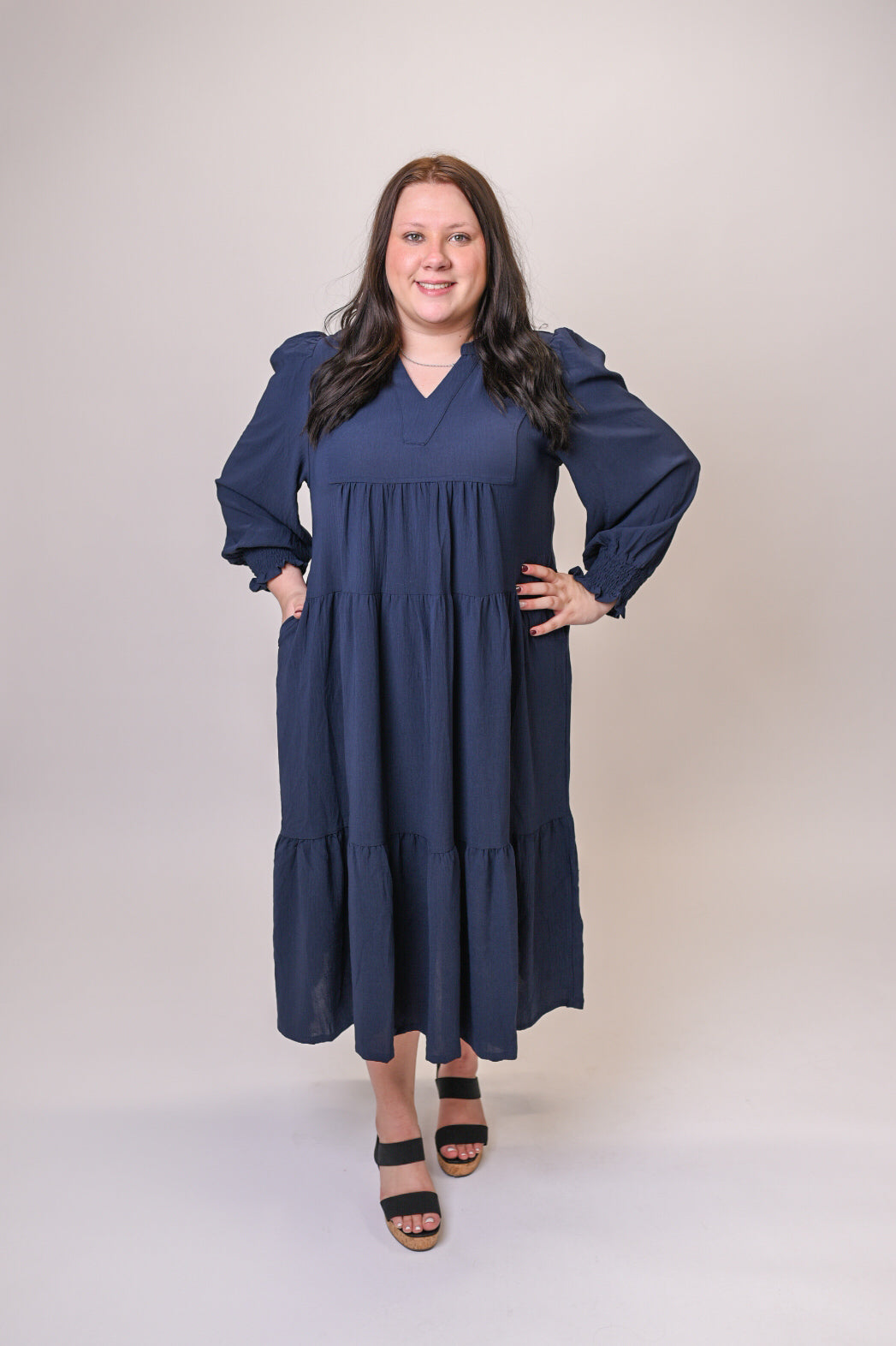 Midnight Muse Midi Dress Curvy