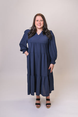 Midnight Muse Midi Dress Curvy