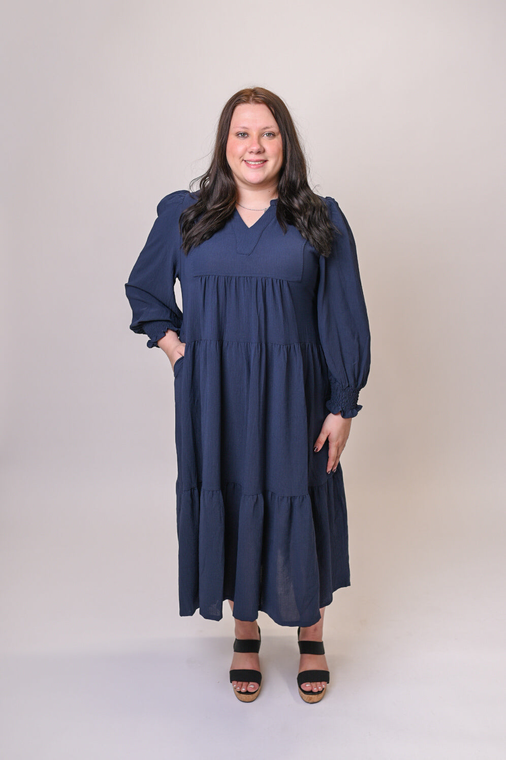 Midnight Muse Midi Dress Curvy