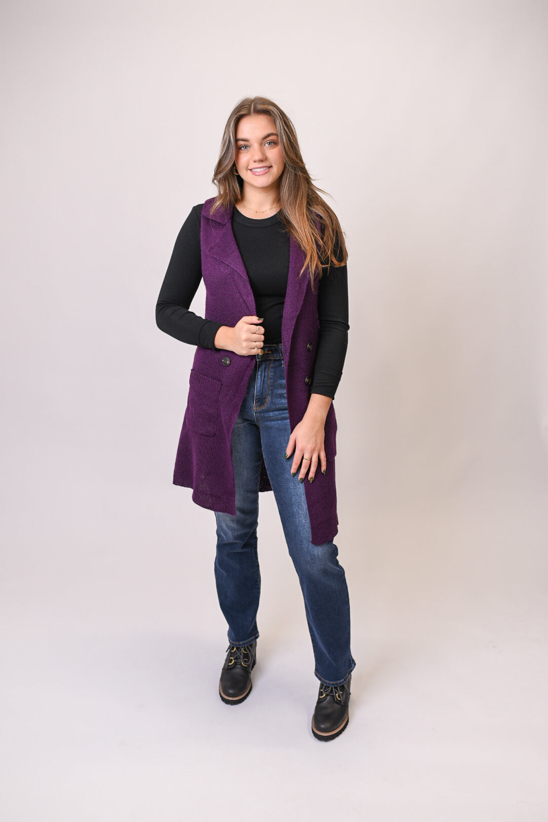 East Street Long Sweater Vest