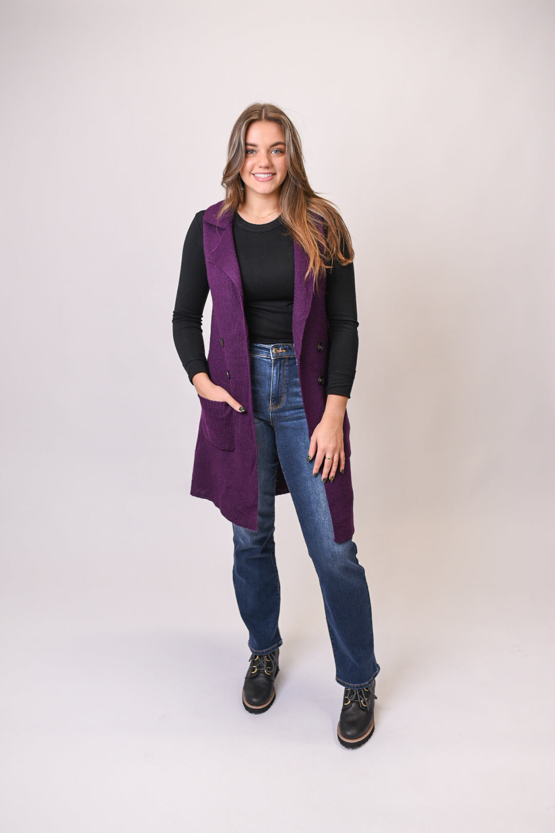 East Street Long Sweater Vest