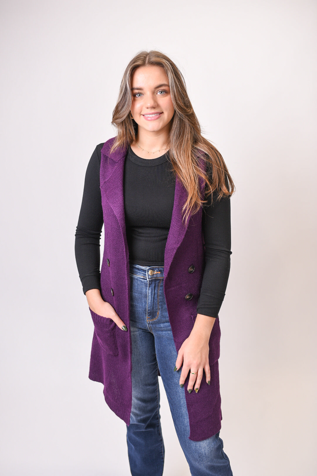 East Street Long Sweater Vest