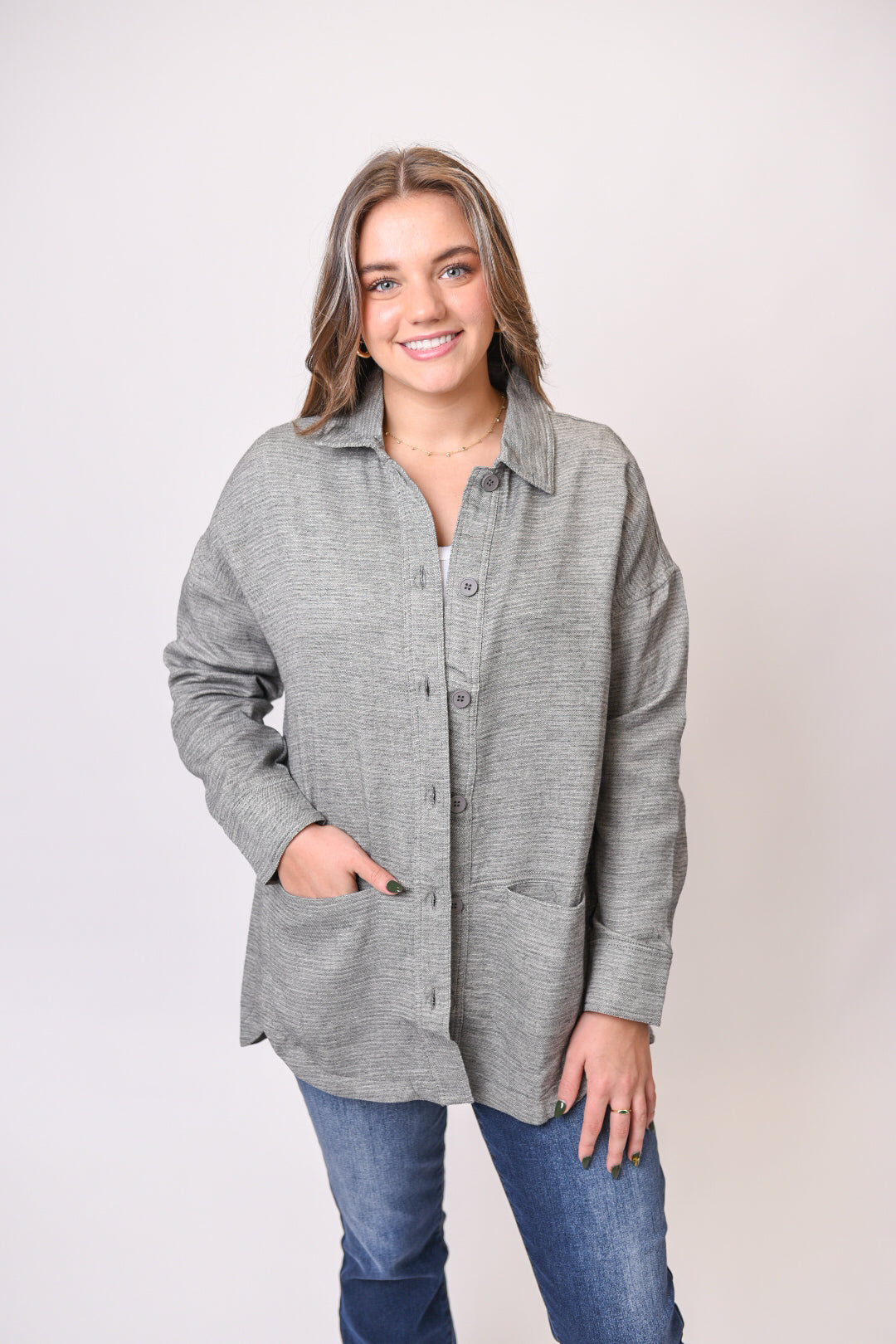 Casual Days Draped Jacket