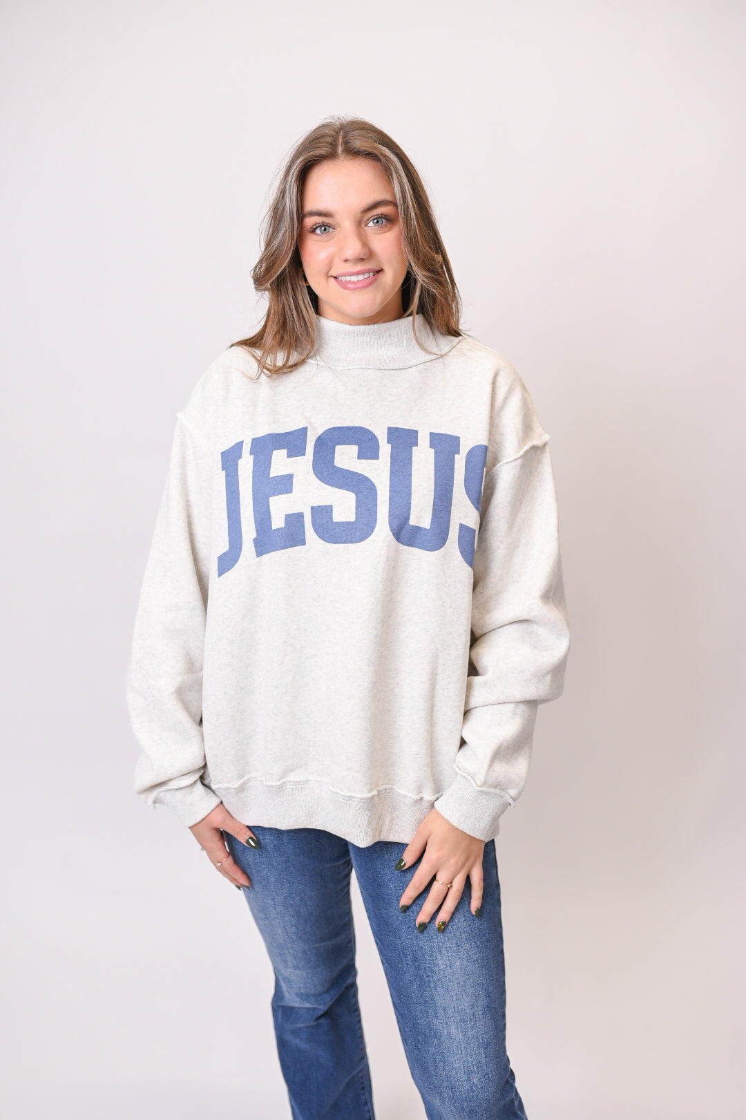 Jesus/God is Good Reversible Sweatshirt