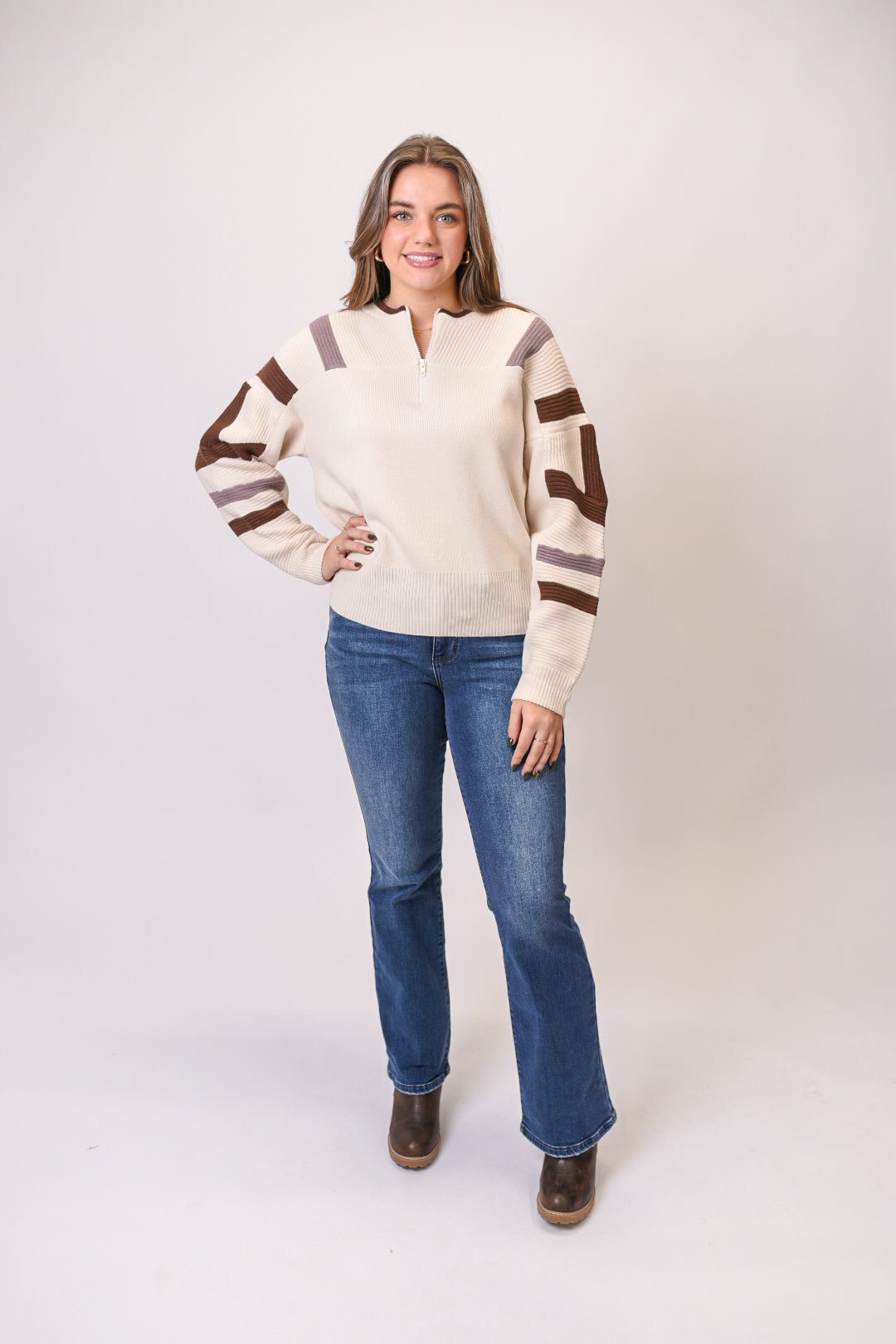 The Weekender Half Zip Pullover