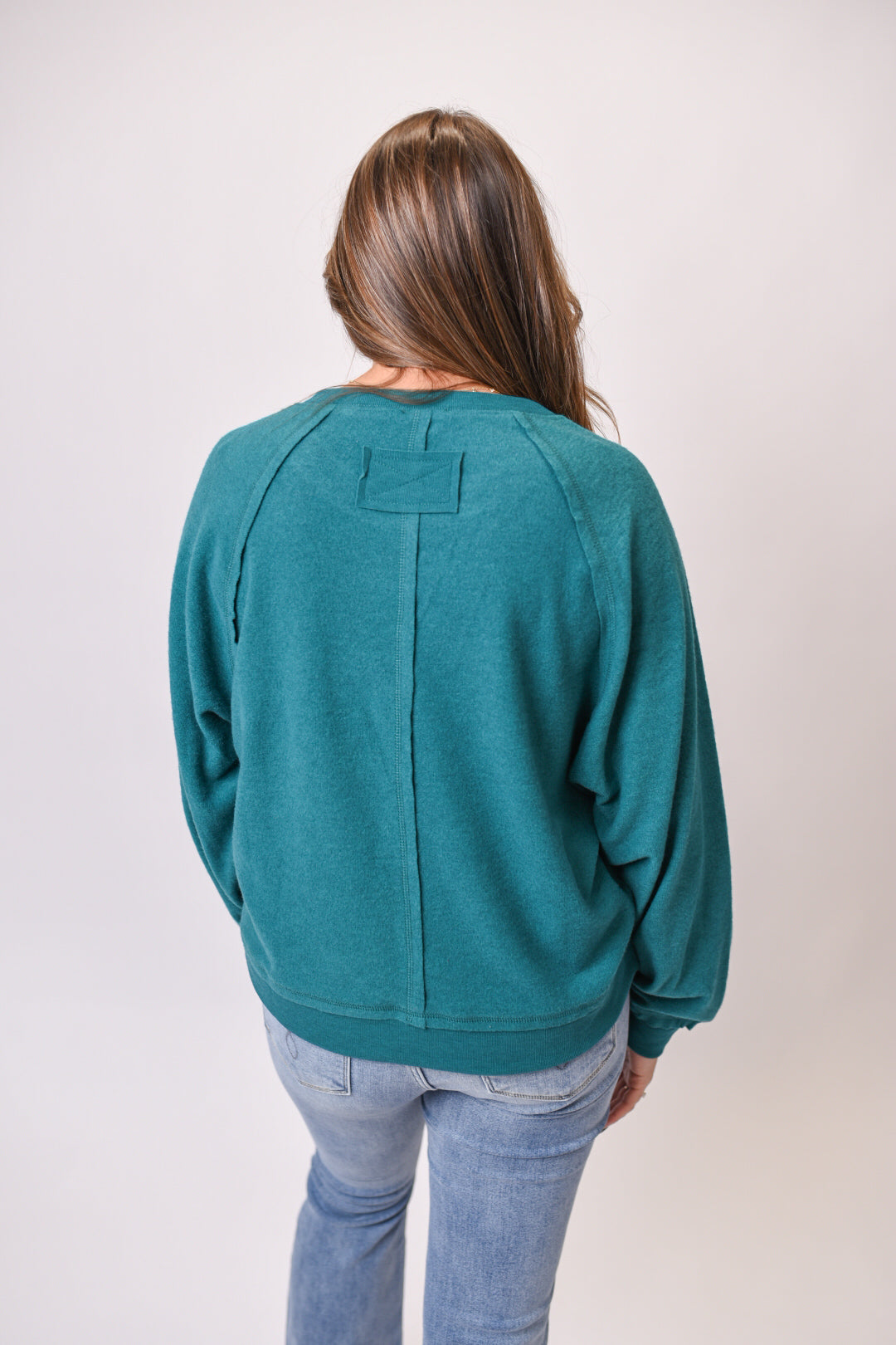 Chill State Pullover in Teal