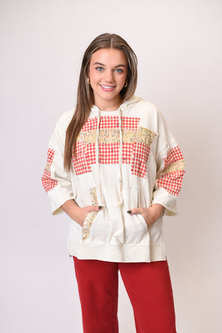 Farmhouse Patchwork Pullover