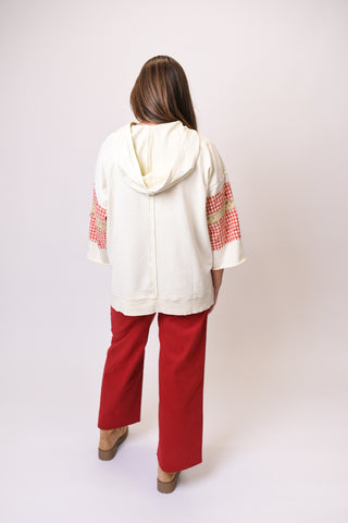 Farmhouse Patchwork Pullover