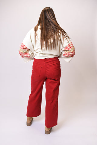 Ruby Raw Edge Pants