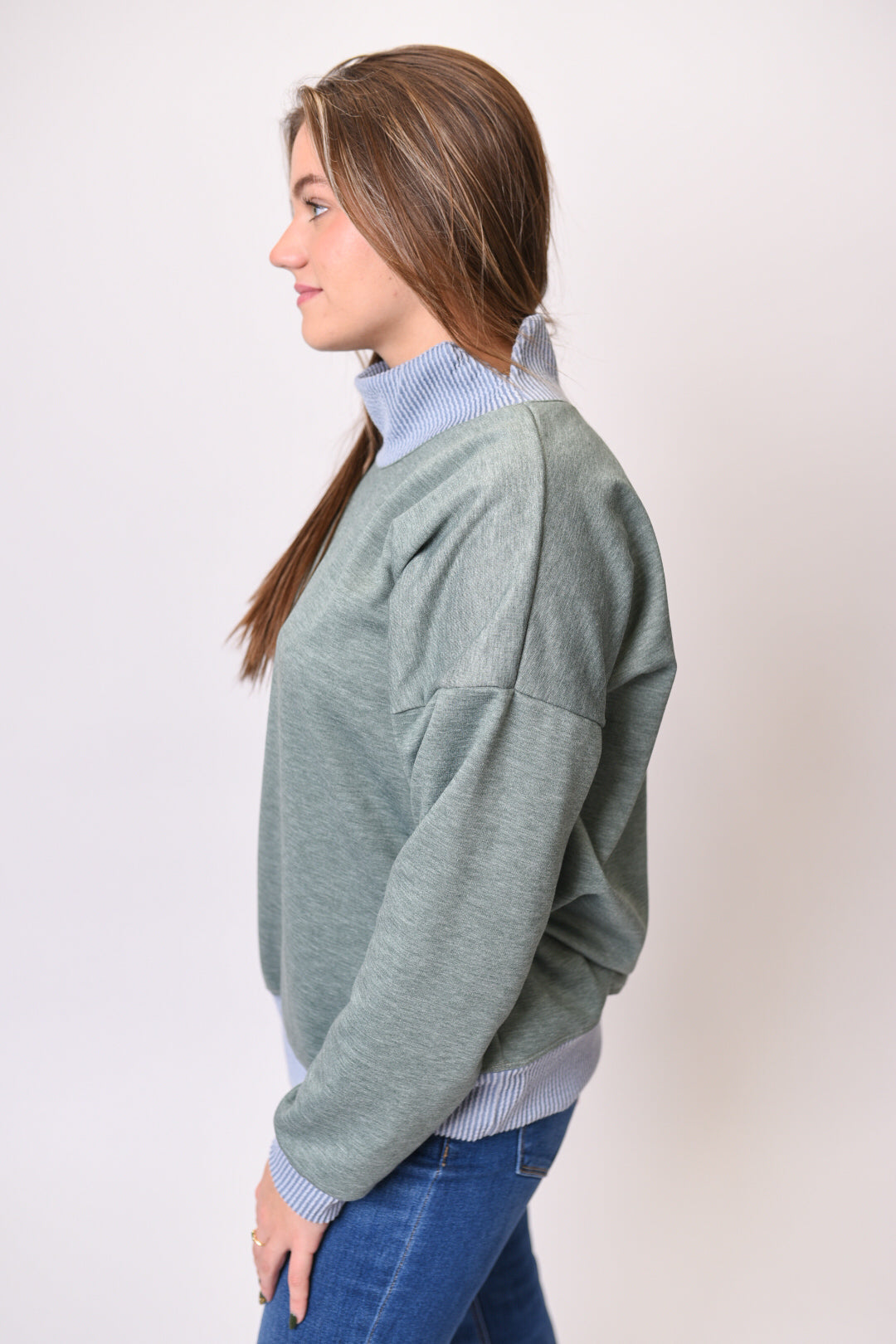 Don't Mock Me Mock Neck Sweatshirt